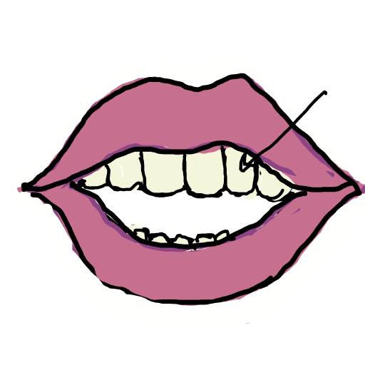 Teeth drawing by moon-dark-chief