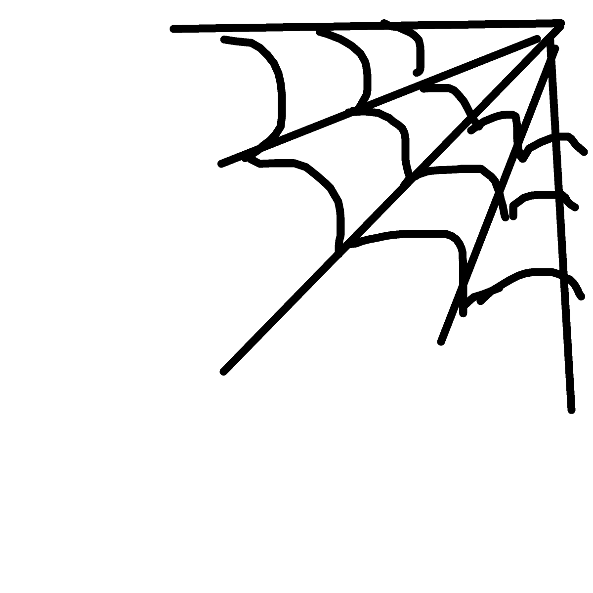 Cobweb drawing by plum-sun-genius