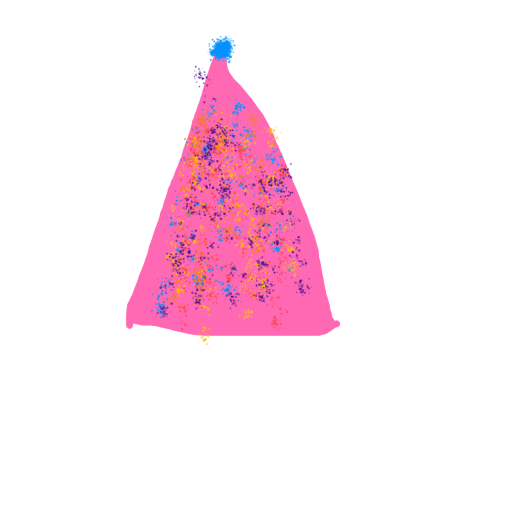 Party Hat drawing by iron