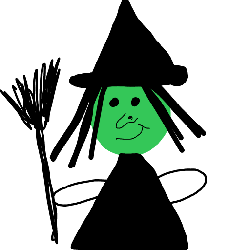 Witch drawing by Megs