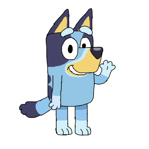 Bluey drawing by kyle