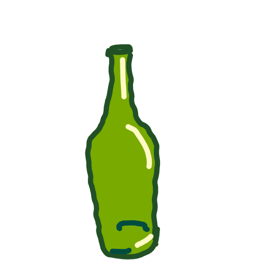 Bottle drawing by Juliezzz