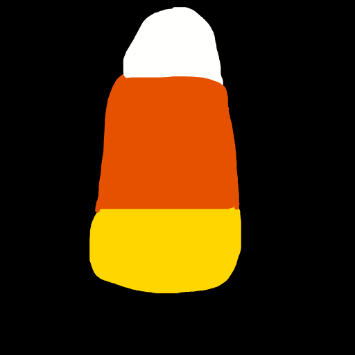 Candy Corn drawing by maddee