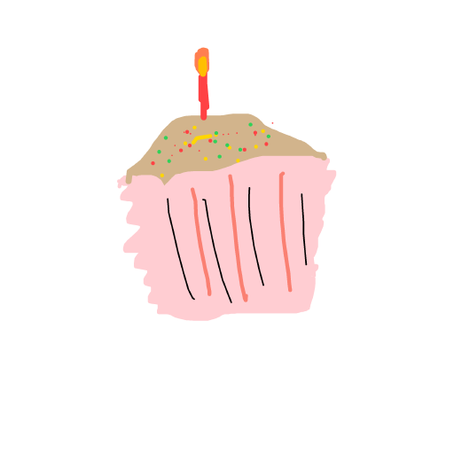 Cupcake drawing by dan