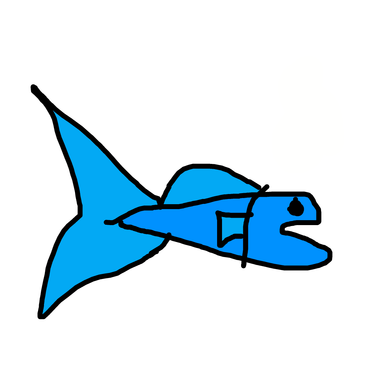 Fish drawing by cooldogcuh