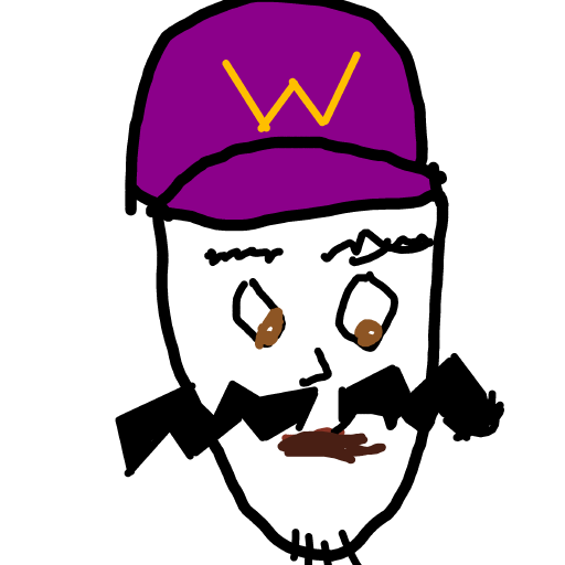 Waluigi drawing by last-dark-might