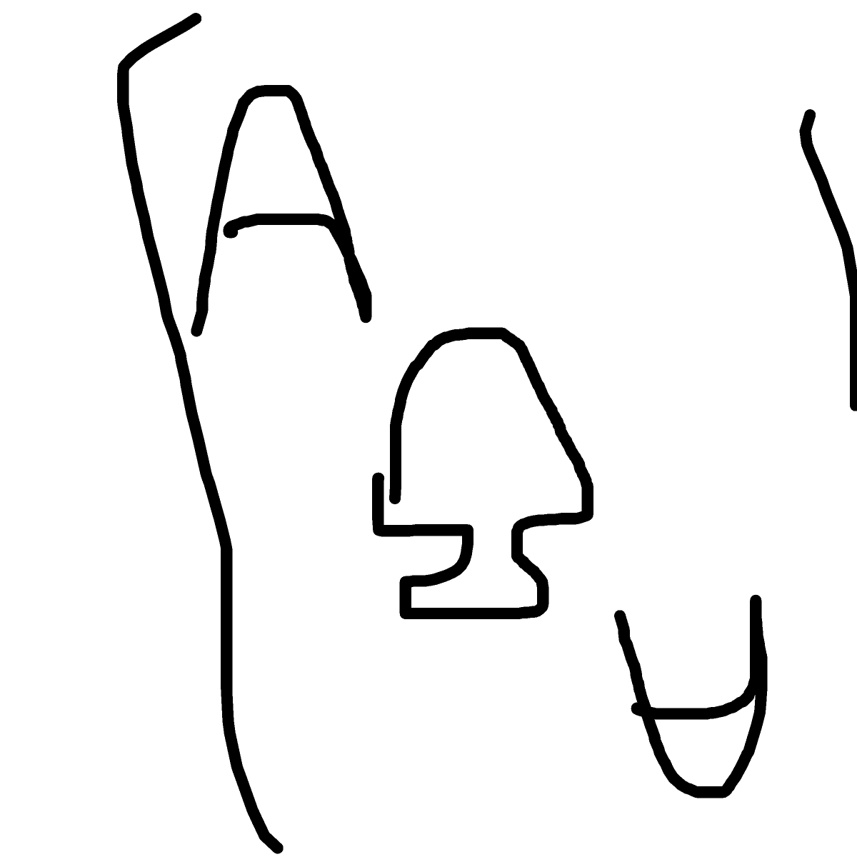 Ace drawing by bones