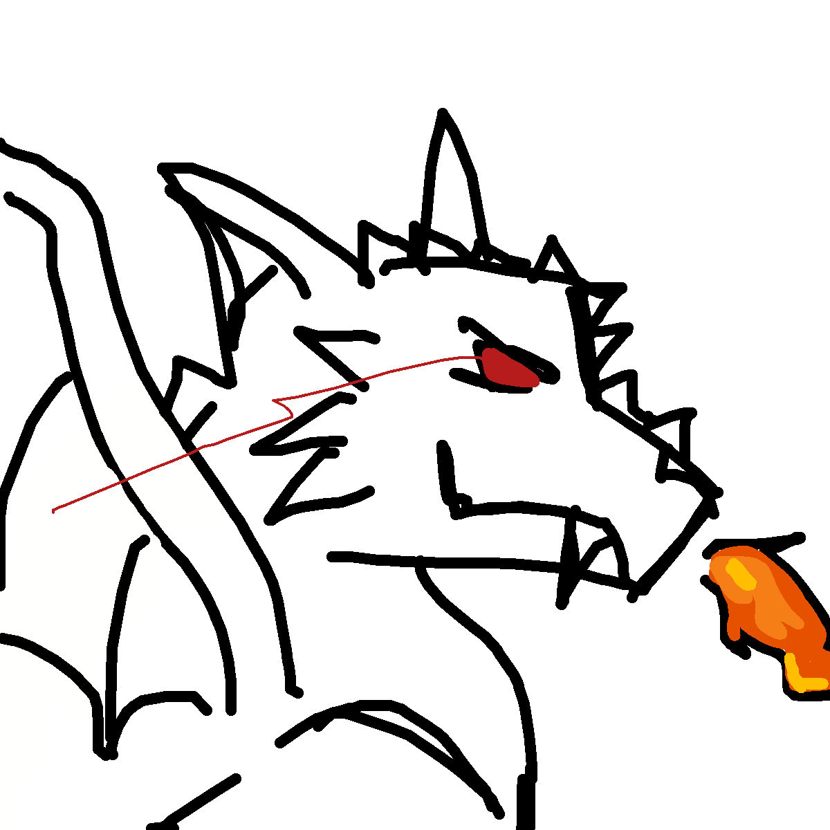 Dragon drawing by nammy