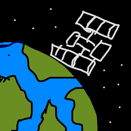 Satellite drawing by calm-mild-weave
