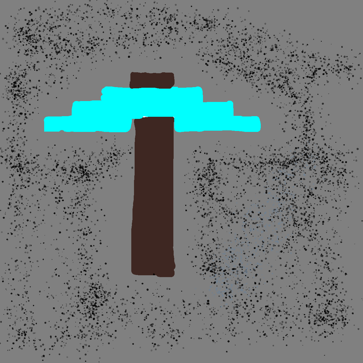 Pickaxe drawing by pancakes palette