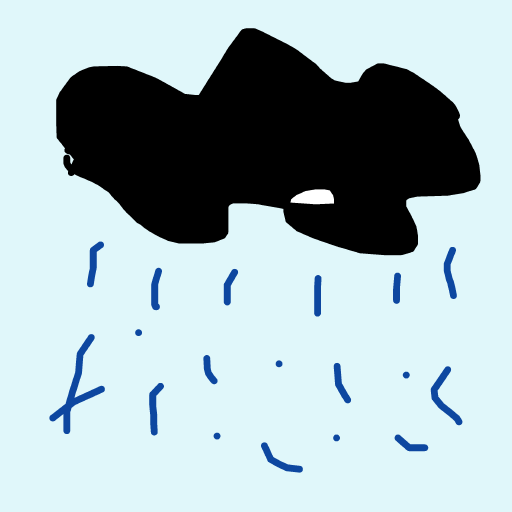 Rain drawing by louie