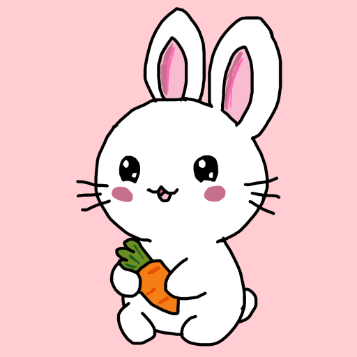 Bunny drawing by monthra