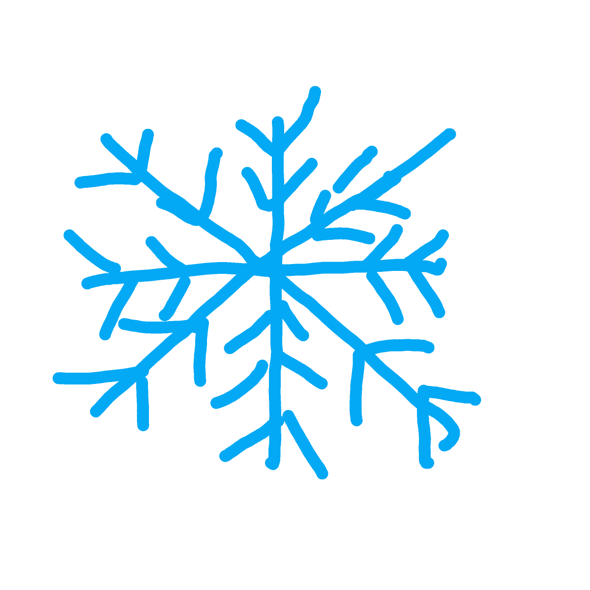 Snow drawing by ishak