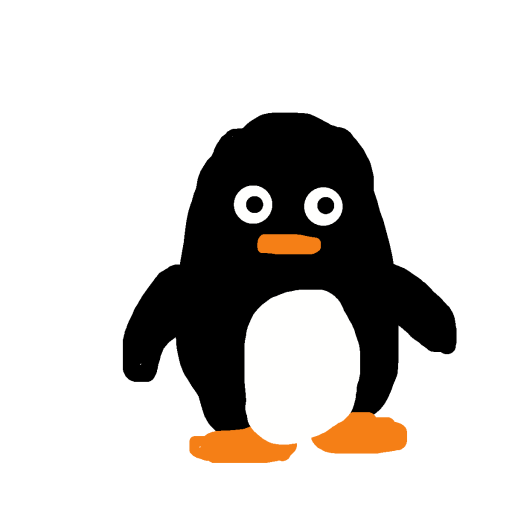 Penguin drawing by georgieee