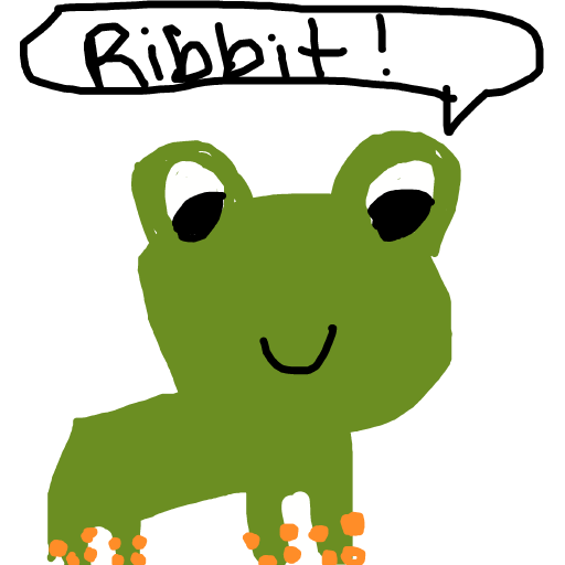 Mr Frog drawing by red-ink-mind