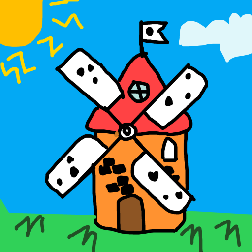 Windmill drawing by color-snow-master