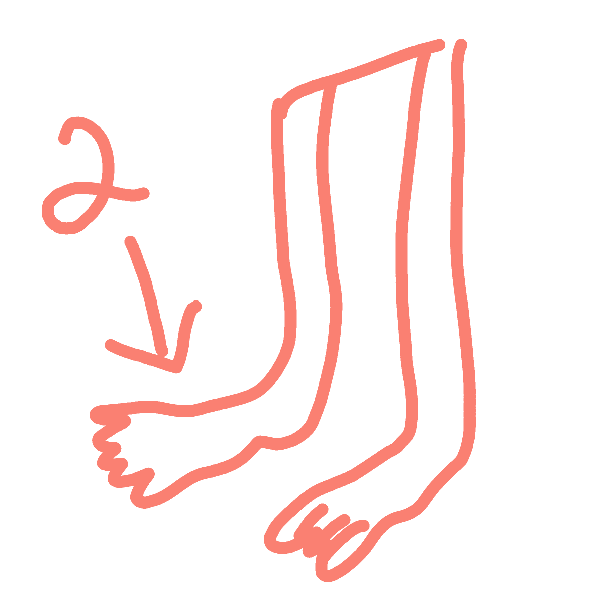 Feet drawing by coal-mild-peace
