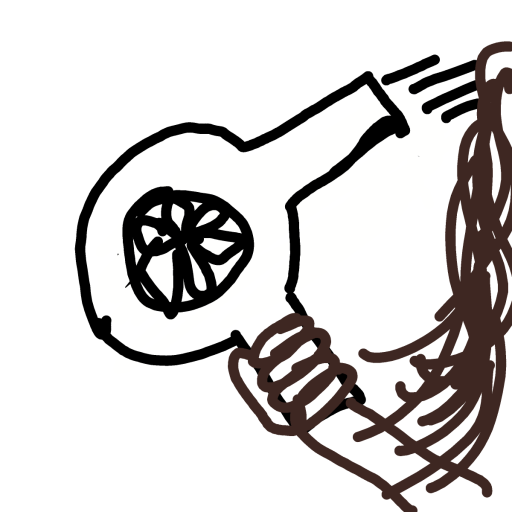 Hair Dryer drawing by Lee the Bee