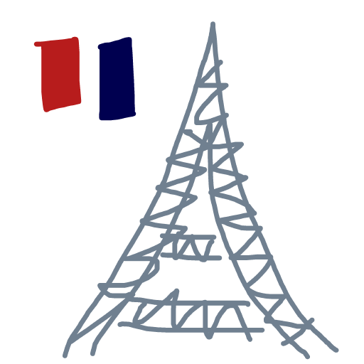 Eiffel Tower drawing by tirza