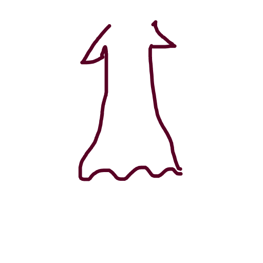 Dress drawing by bia