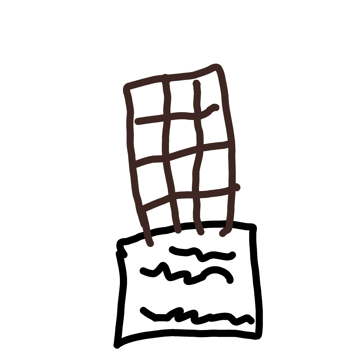 Chocolate drawing by lead-near-data