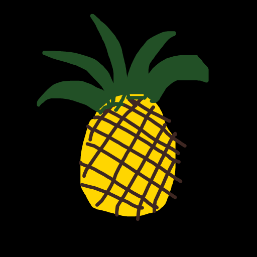 Pineapple drawing by real-steel-code