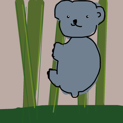 Koala drawing by hen