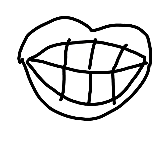 Teeth drawing by core-wind-carve
