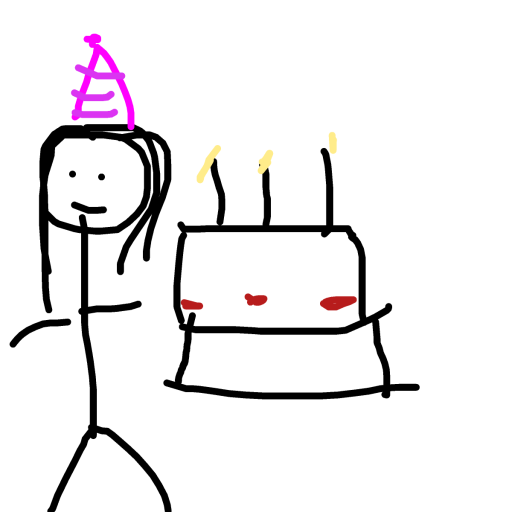 Birthday drawing by maria