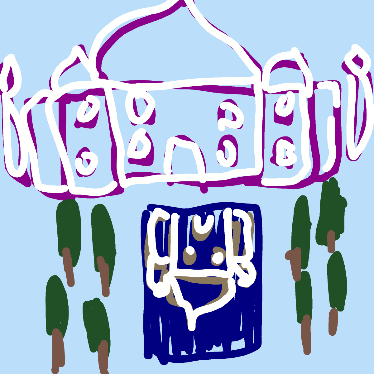 Taj Mahal drawing by SafiyyaJ