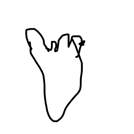 Foot drawing by val