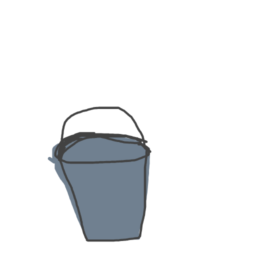 Bucket drawing by beksss