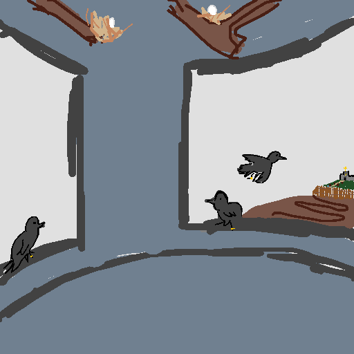 Crow drawing by thatmykahguy