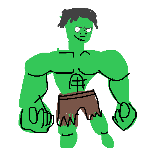 Hulk drawing by fifi