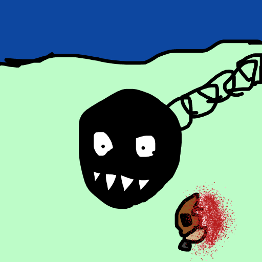 Chain Chomp drawing by ldiot