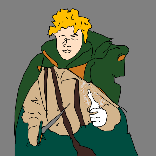 Samwise drawing by Guardianoflives