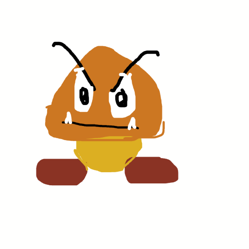 Goomba drawing by paradutchman