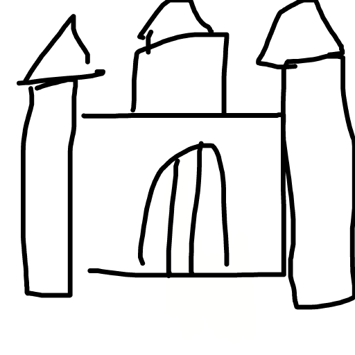 Castle drawing by prettyboyycris