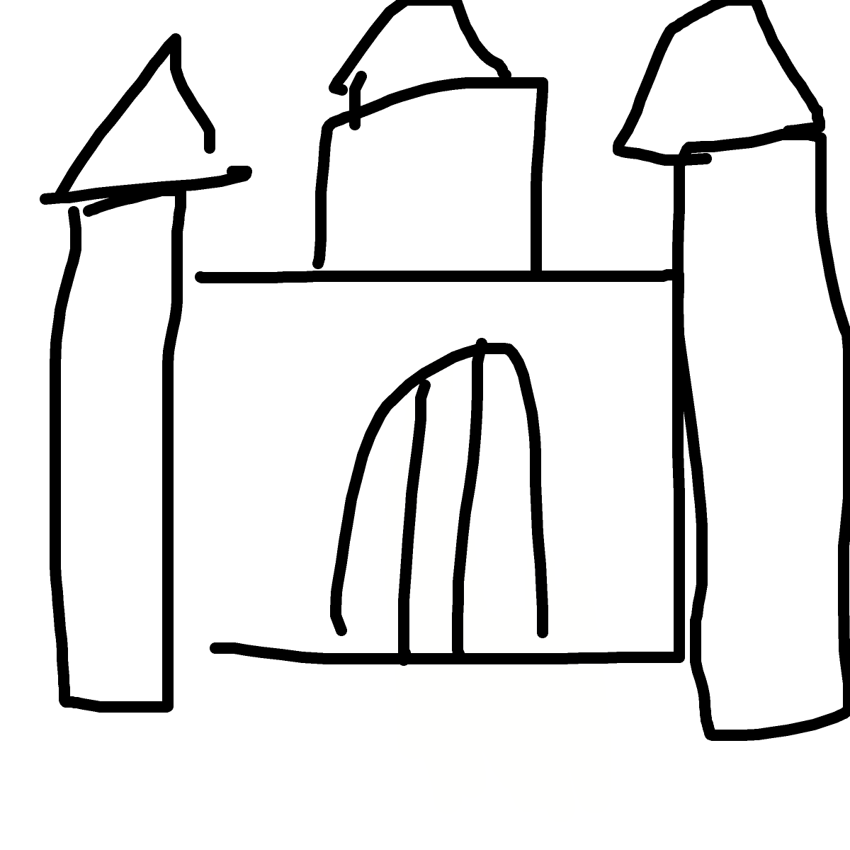 Castle drawing by prettyboyycris