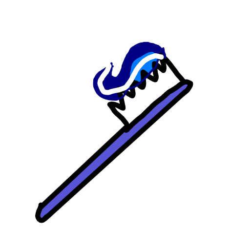 Toothbrush drawing by Toni27