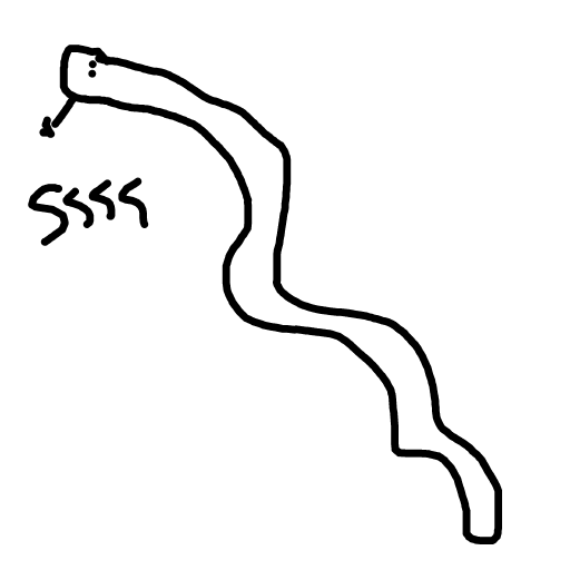 Snake drawing by hard-amber-void