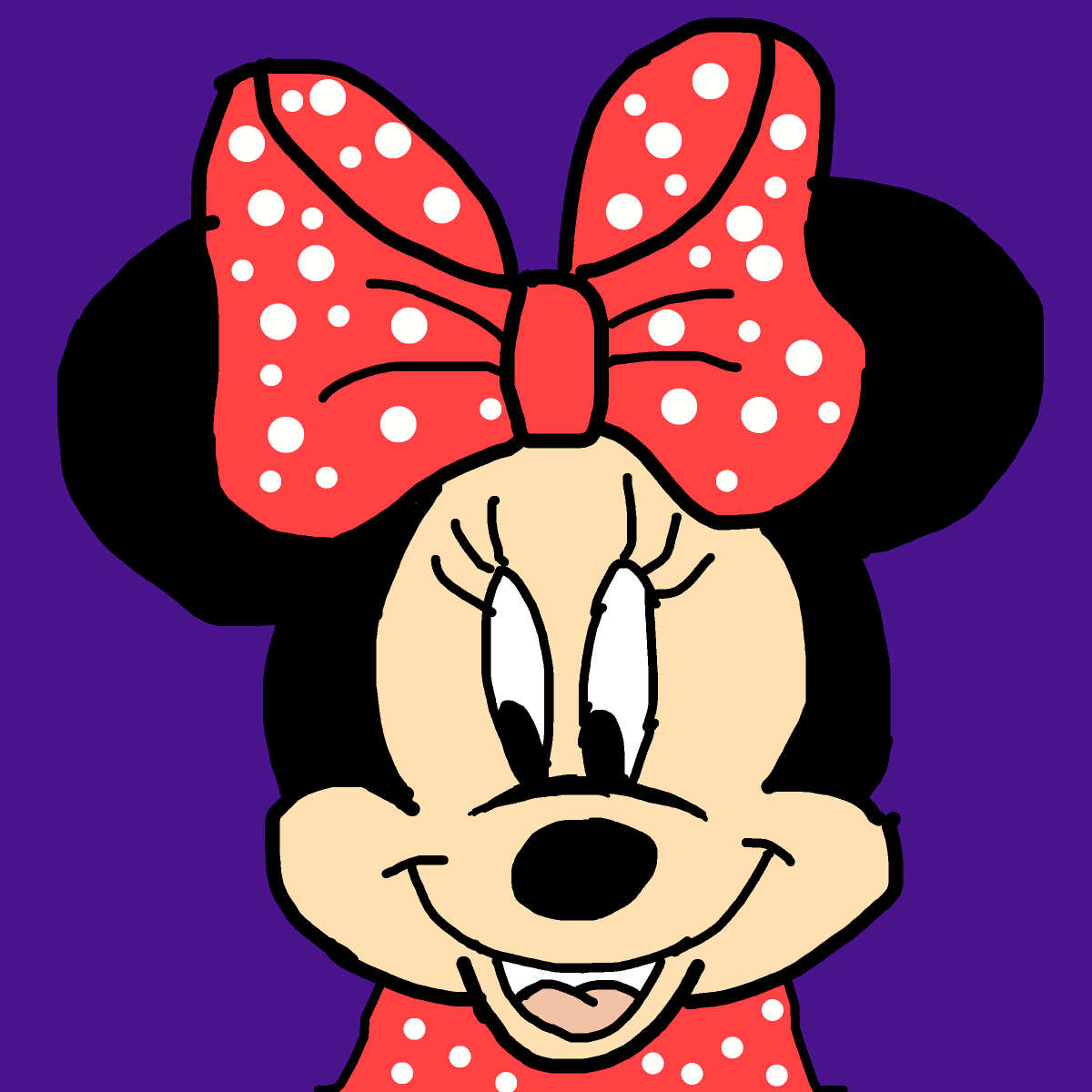Minnie Mouse drawing by dan