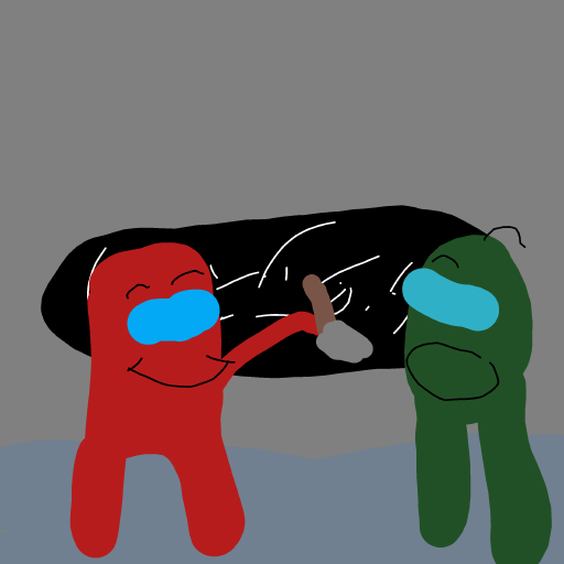 Among Us drawing by Fih