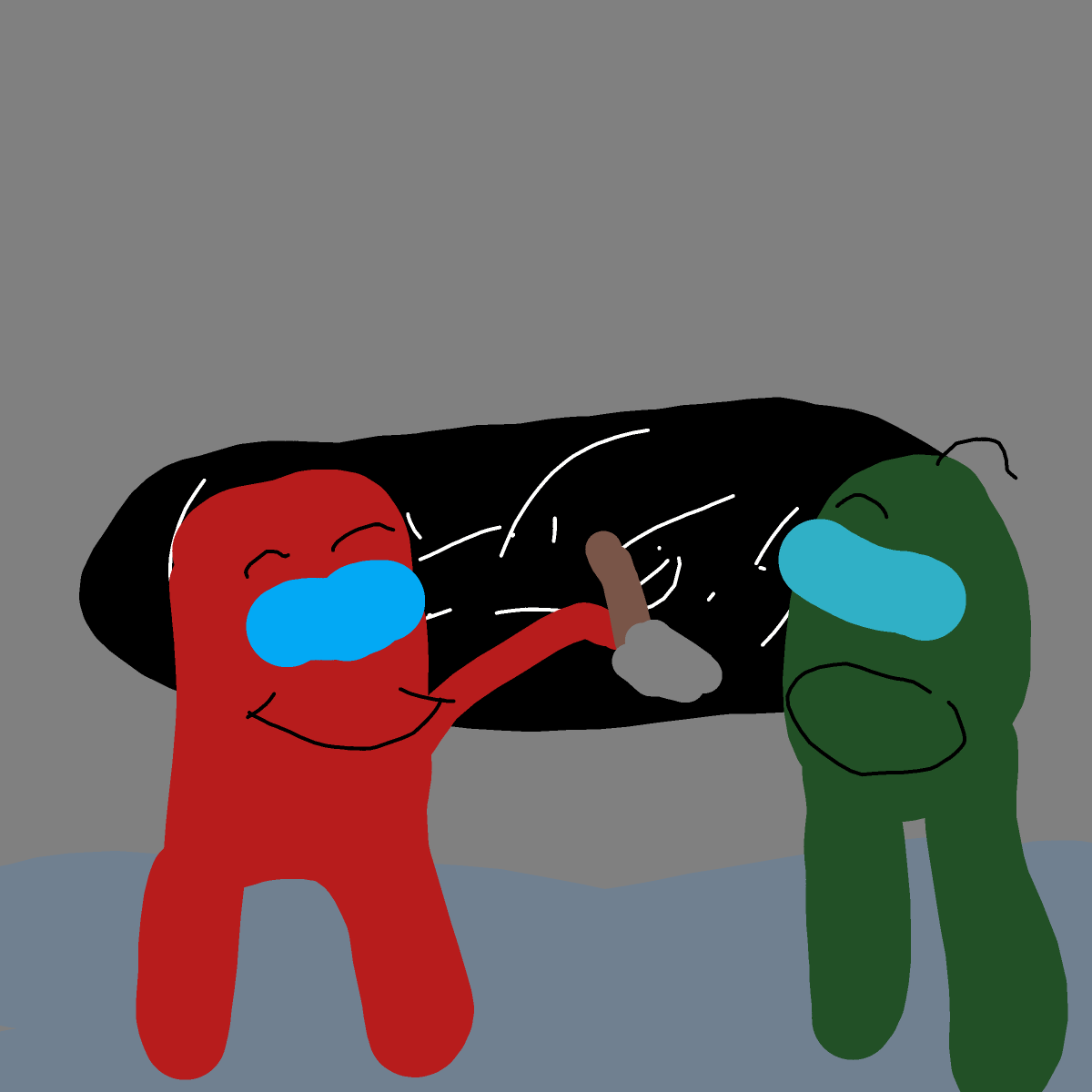 Among Us drawing by Fih