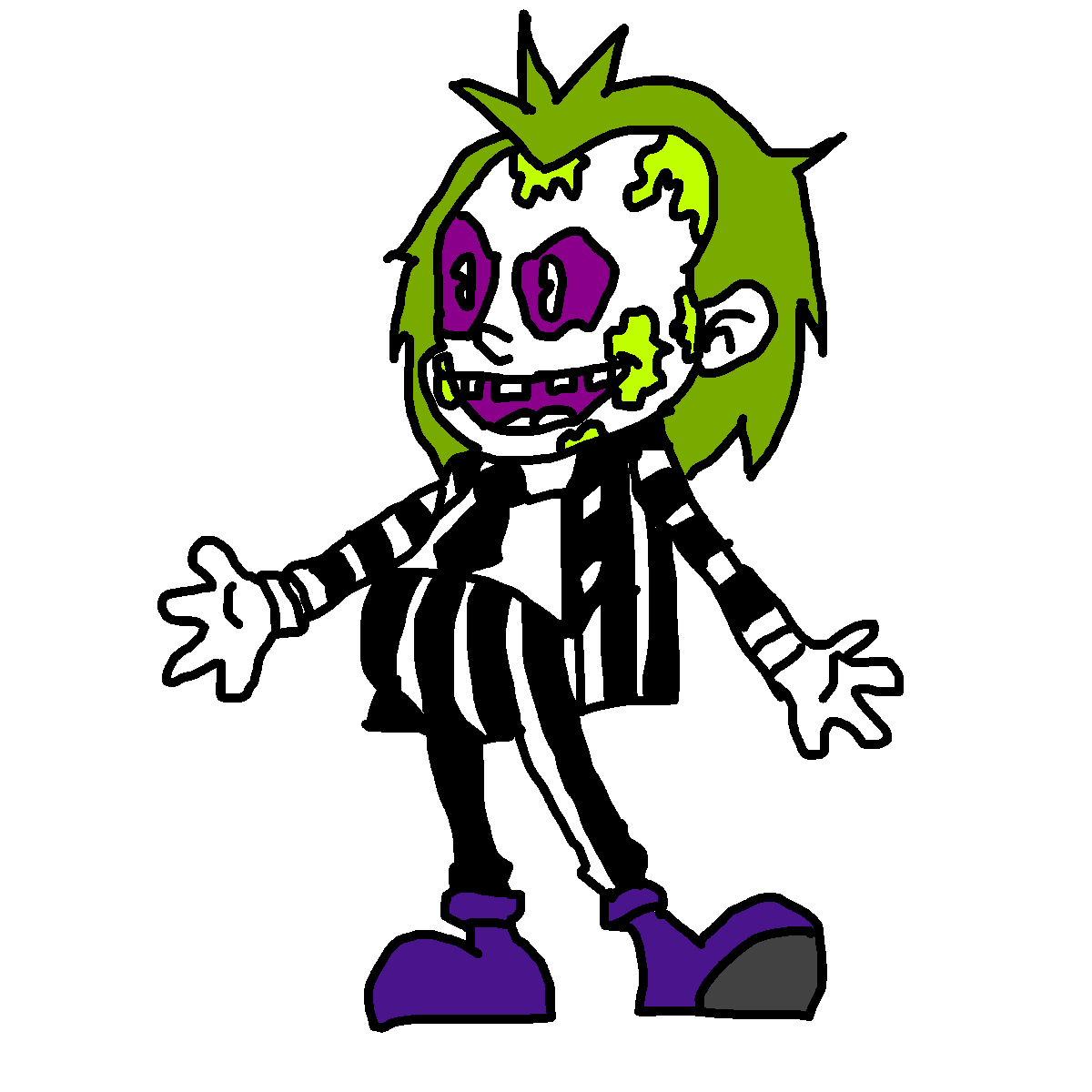 Beetlejuice drawing by monthra