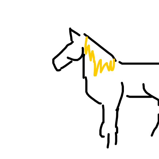Horse drawing by isi
