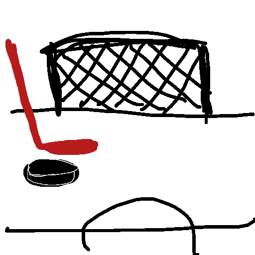 Hockey drawing by grand-bold-peak