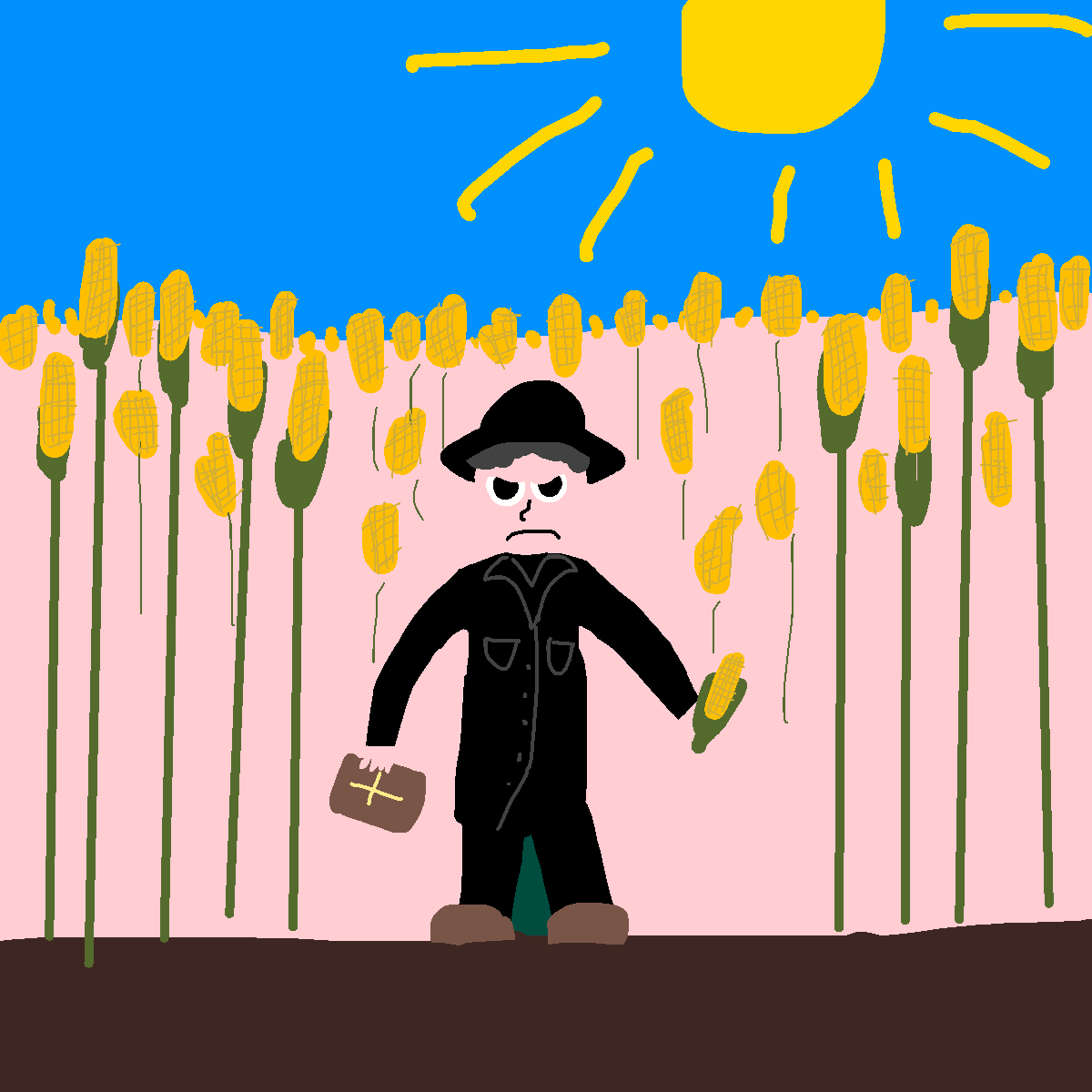 Corn drawing by jashezilla