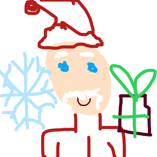 Santa drawing by edge-coal-earth