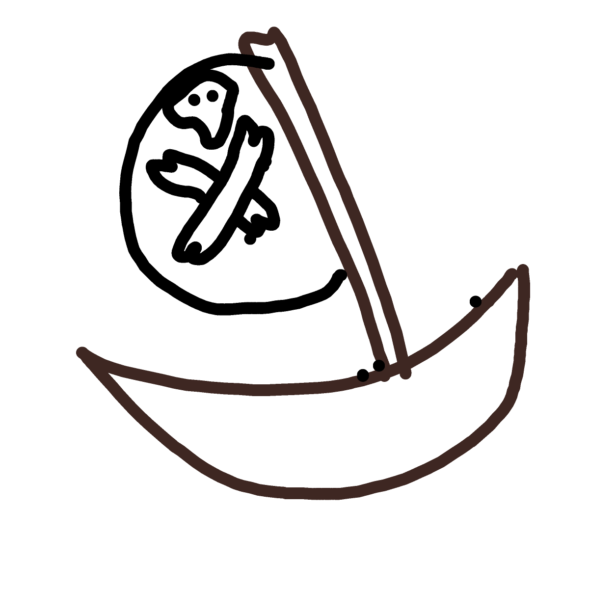 Pirate Ship drawing by Timmie